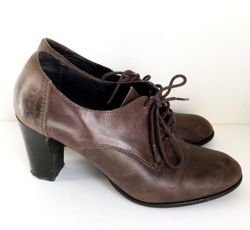 Bottines derbies talon - à,